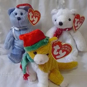 TY beanie jingle babies set